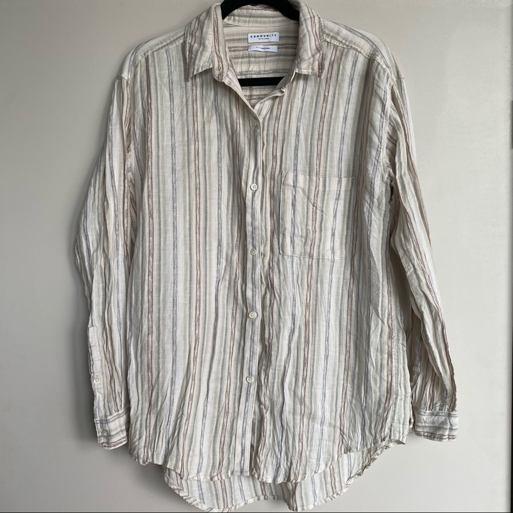 Aritzia Community Linen Shirt